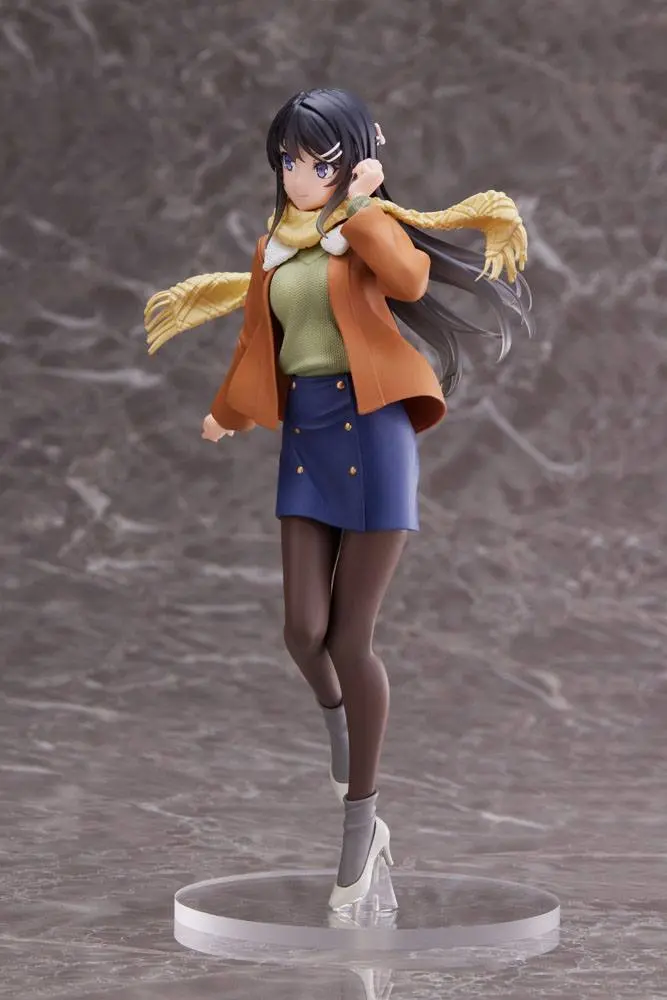 Rascal Does Not Dream of a Dreaming Girl Mai Sakurajima Winter Wear Ver. PVC szobor figura 20 cm termékfotó