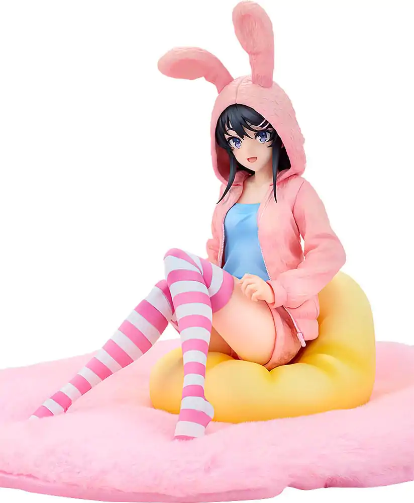 Rascal Does Not Dream of a Knapsack Kid 1/7 Mai Sakurajima Hoodie Look Rabbit Ears Ver. Popular Edition PVC szobor figura 18 cm termékfotó