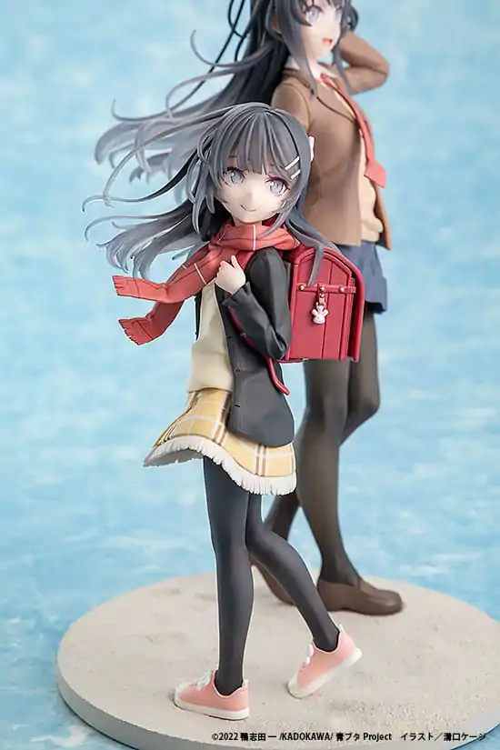 Rascal Does Not Dream of a Knapsack Kid Mai Sakurajima High School Graduation Ver. & Knapsack Kid PVC szobor figura 19 cm termékfotó