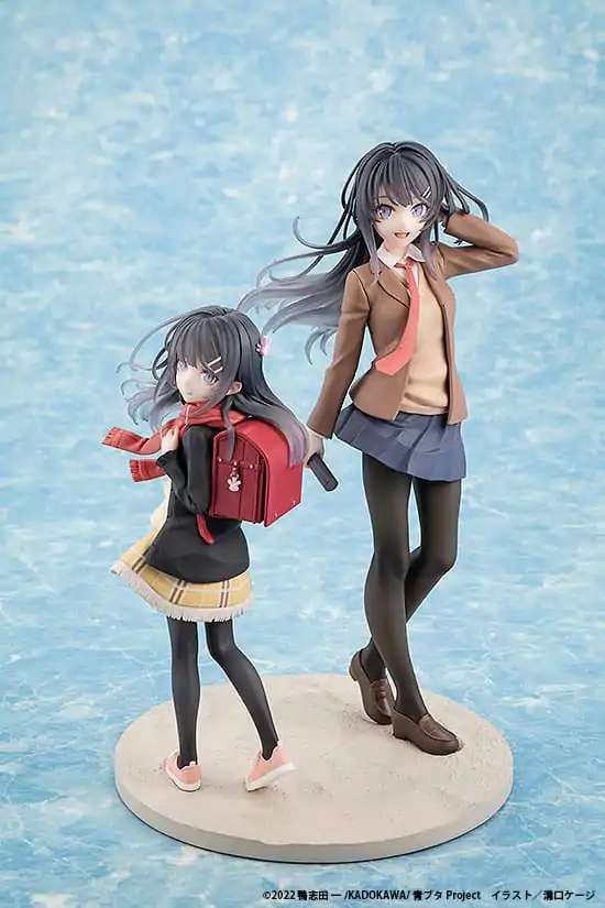 Rascal Does Not Dream of a Knapsack Kid Mai Sakurajima High School Graduation Ver. & Knapsack Kid PVC szobor figura 19 cm termékfotó