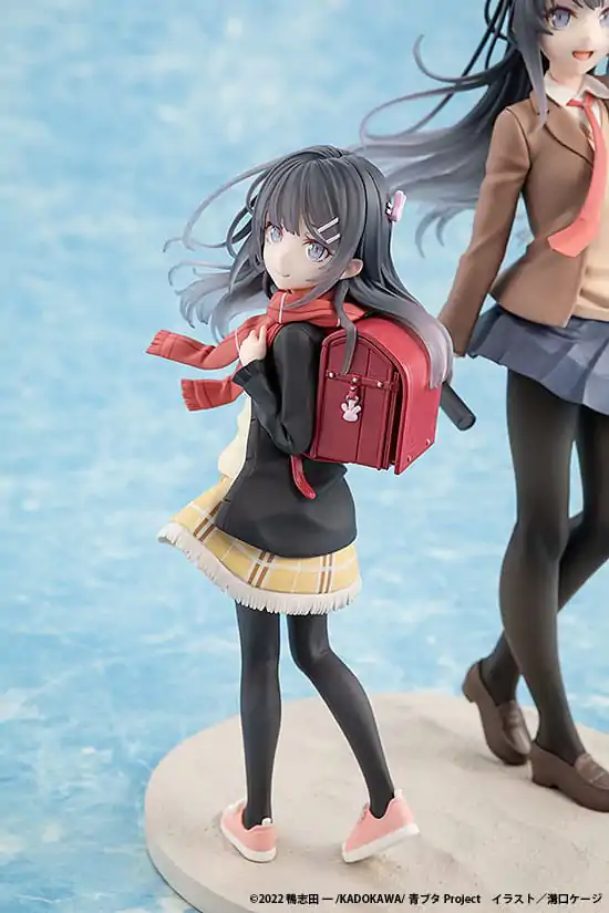 Rascal Does Not Dream of a Knapsack Kid Mai Sakurajima High School Graduation Ver. & Knapsack Kid PVC szobor figura 19 cm termékfotó