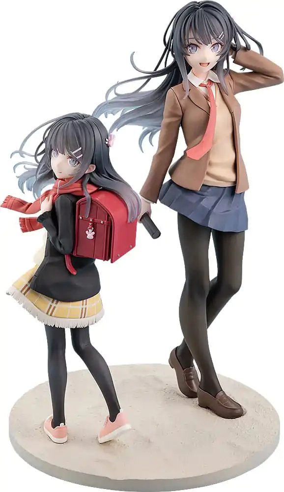 Rascal Does Not Dream of a Knapsack Kid Mai Sakurajima High School Graduation Ver. & Knapsack Kid PVC szobor figura 19 cm termékfotó