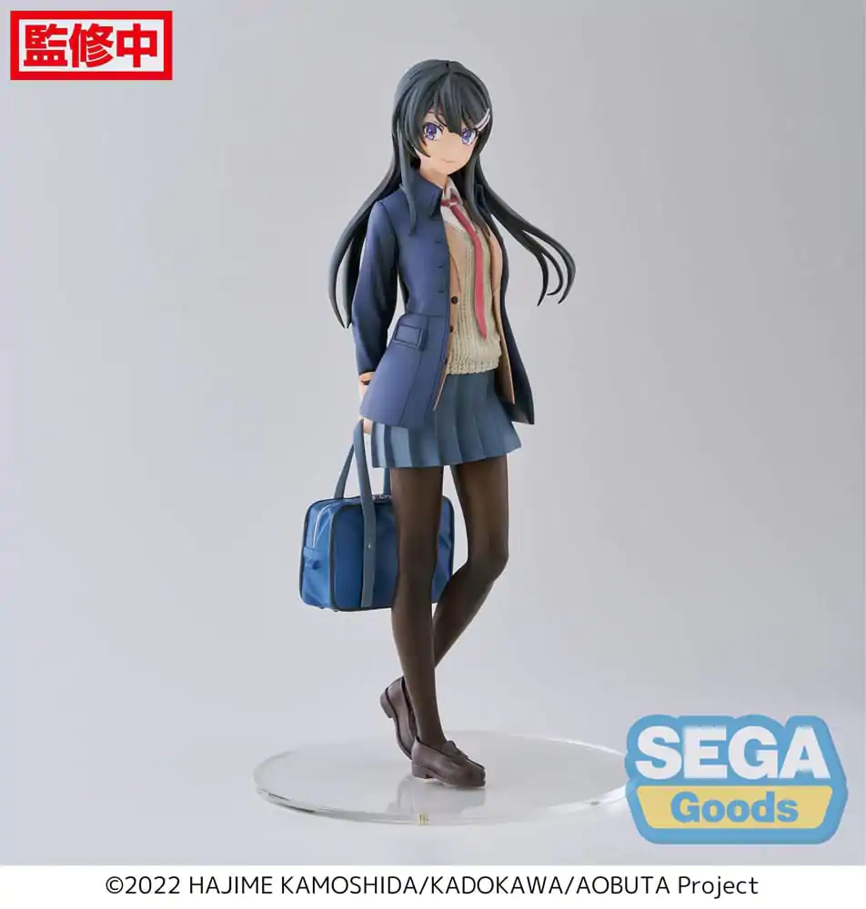 Rascal Does Not Dream of a Sister Venturing Out Luminasta Mai Sakurajima PVC szobor figura 18 cm termékfotó