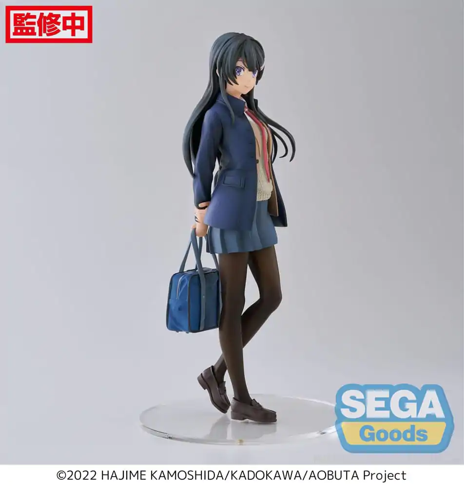Rascal Does Not Dream of a Sister Venturing Out Luminasta Mai Sakurajima PVC szobor figura 18 cm termékfotó