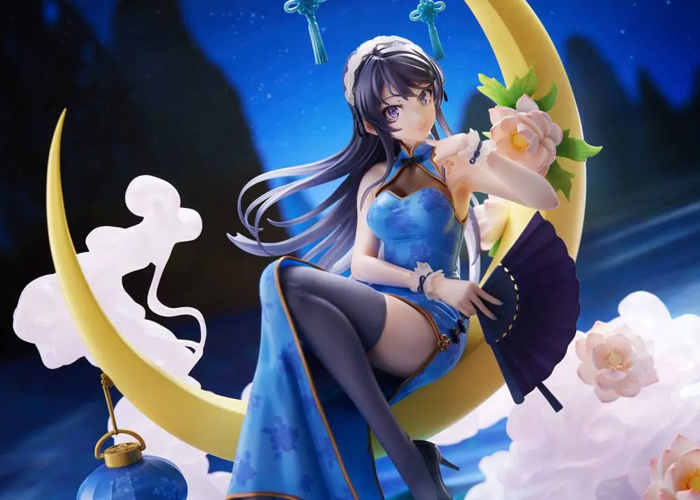 Rascal Does Not Dream of Bunny Girl Senpai 1/7 Mai Sakurajima Chinese Dress Ver. PVC szobor figura 25 cm termékfotó