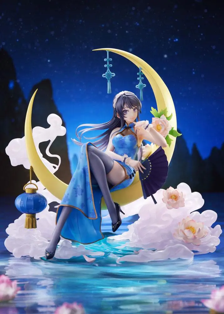 Rascal Does Not Dream of Bunny Girl Senpai 1/7 Mai Sakurajima Chinese Dress Ver. PVC szobor figura 25 cm termékfotó