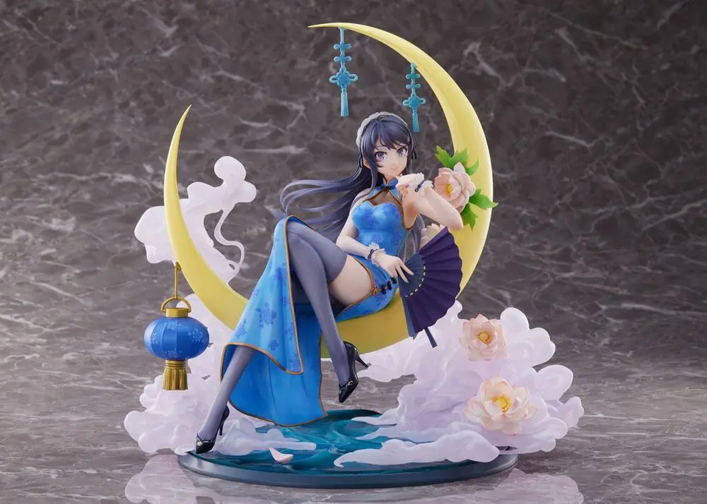 Rascal Does Not Dream of Bunny Girl Senpai 1/7 Mai Sakurajima Chinese Dress Ver. PVC szobor figura 25 cm termékfotó