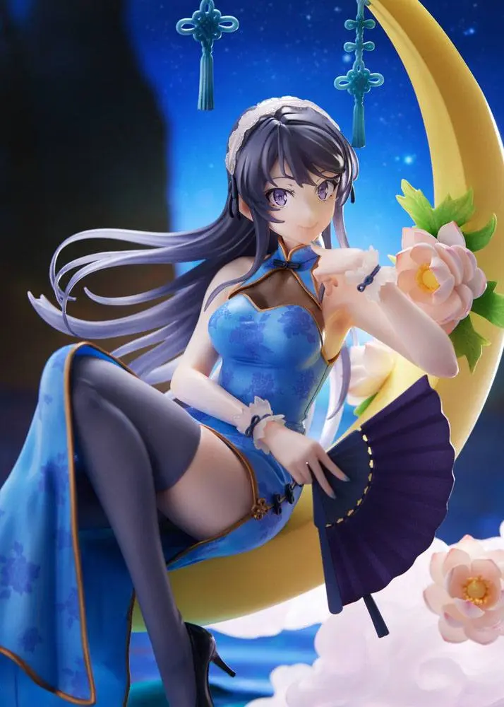 Rascal Does Not Dream of Bunny Girl Senpai 1/7 Mai Sakurajima Chinese Dress Ver. PVC szobor figura 25 cm termékfotó