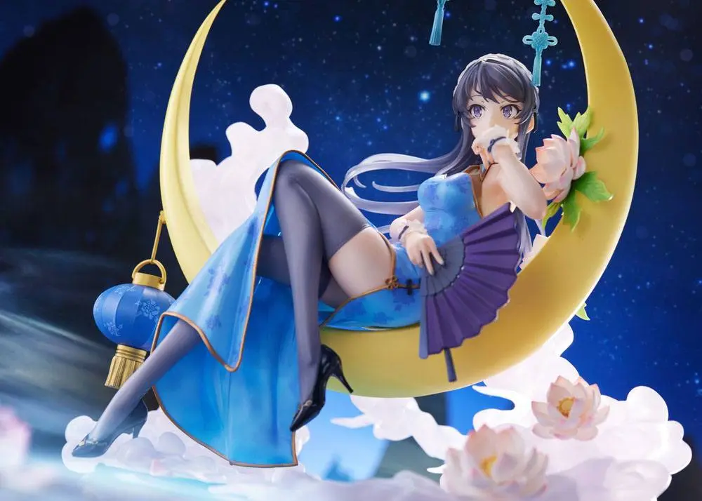 Rascal Does Not Dream of Bunny Girl Senpai 1/7 Mai Sakurajima Chinese Dress Ver. PVC szobor figura 25 cm termékfotó