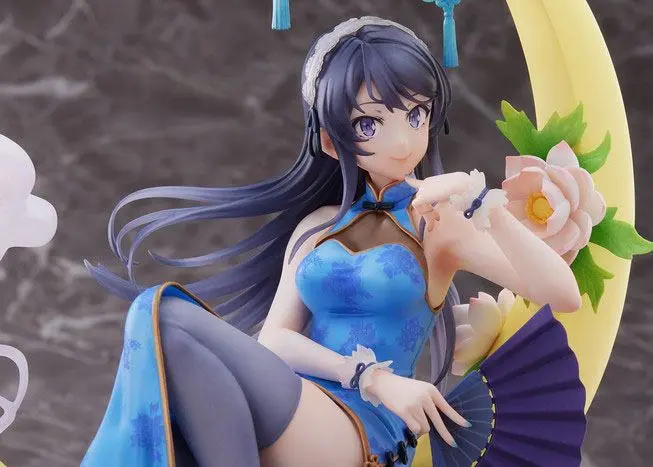 Rascal Does Not Dream of Bunny Girl Senpai 1/7 Mai Sakurajima Chinese Dress Ver. PVC szobor figura 25 cm termékfotó