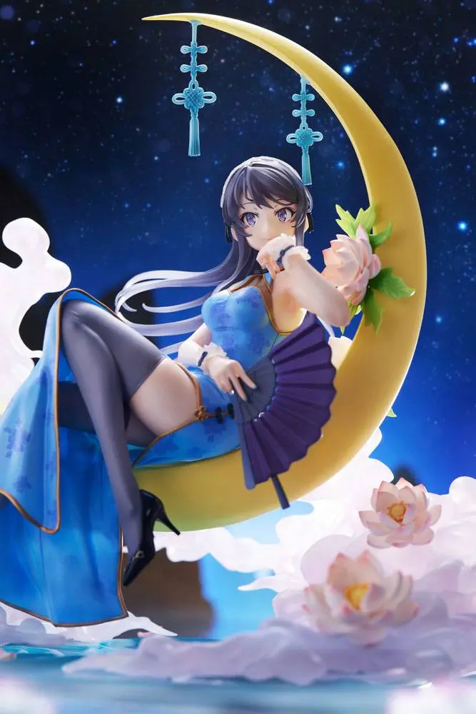 Rascal Does Not Dream of Bunny Girl Senpai 1/7 Mai Sakurajima Chinese Dress Ver. PVC szobor figura 25 cm termékfotó