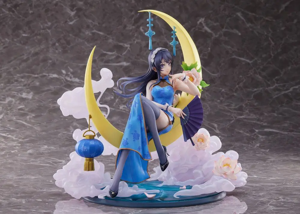 Rascal Does Not Dream of Bunny Girl Senpai 1/7 Mai Sakurajima Chinese Dress Ver. PVC szobor figura 25 cm termékfotó