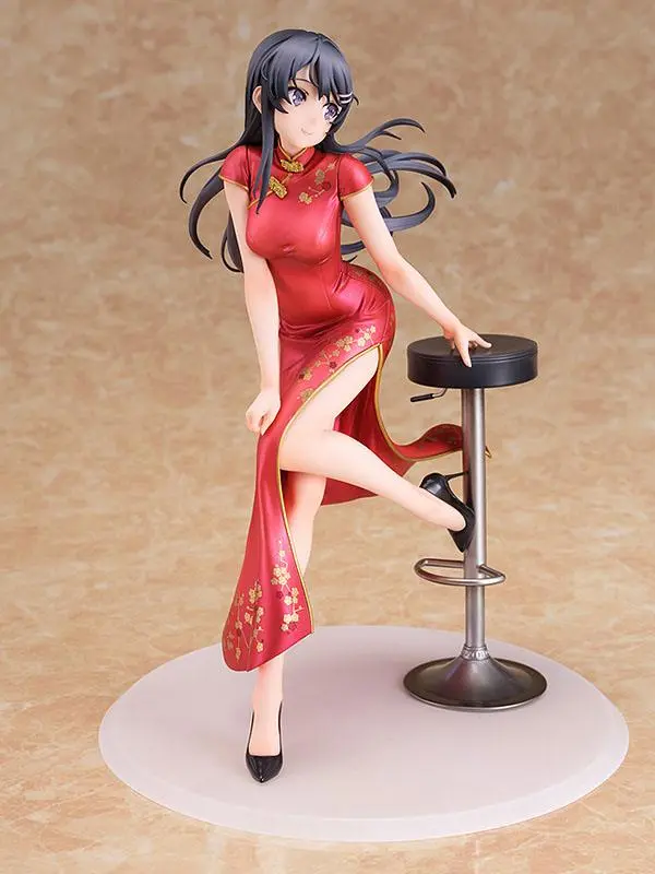 Rascal Does Not Dream of Bunny Girl Senpai 1/7 Mai Sakurajima Chinese Dress Ver. szobor figura 22 cm termékfotó