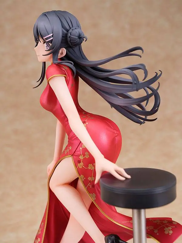 Rascal Does Not Dream of Bunny Girl Senpai 1/7 Mai Sakurajima Chinese Dress Ver. szobor figura 22 cm termékfotó