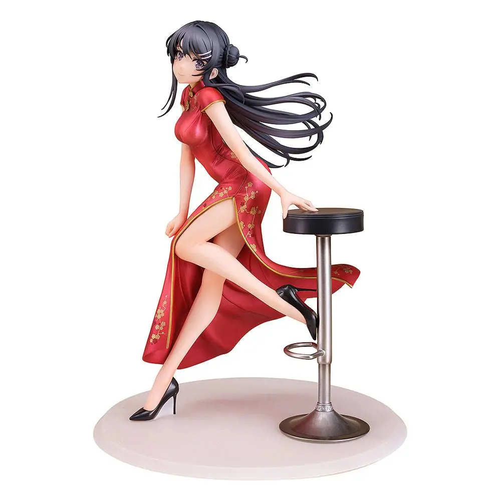 Rascal Does Not Dream of Bunny Girl Senpai 1/7 Mai Sakurajima Chinese Dress Ver. szobor figura 22 cm termékfotó