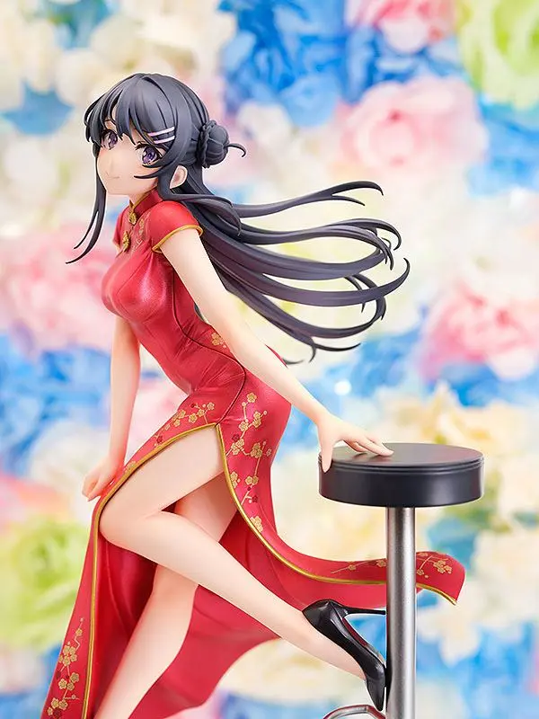 Rascal Does Not Dream of Bunny Girl Senpai 1/7 Mai Sakurajima Chinese Dress Ver. szobor figura 22 cm termékfotó