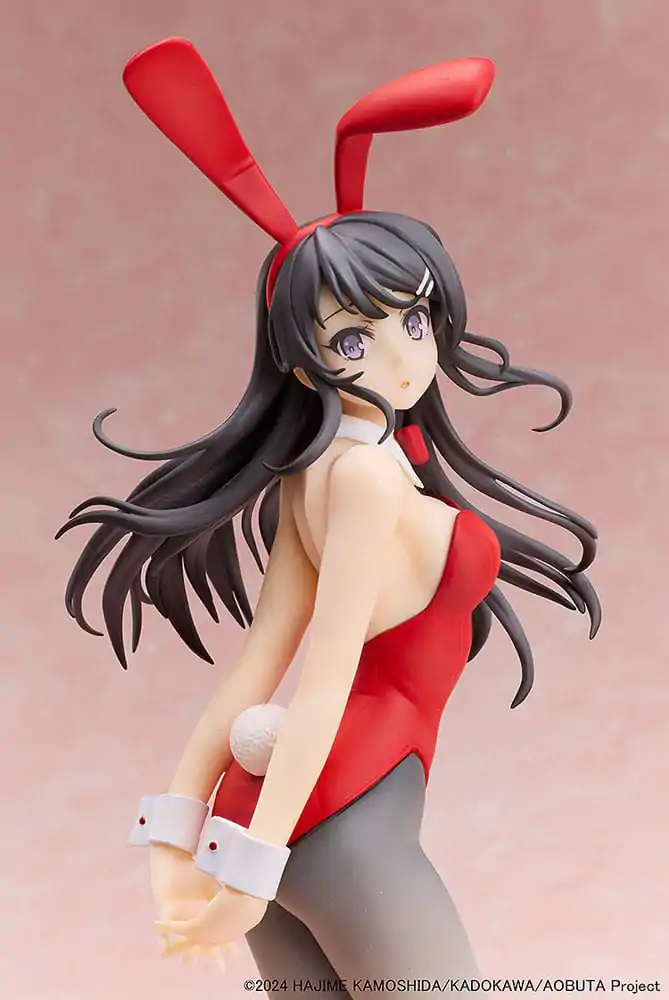 Rascal Does Not Dream of Bunny Girl Senpai 1/7 Mai Sakurajima Red Bunny Girl Ver. szobor figura 27 cm termékfotó
