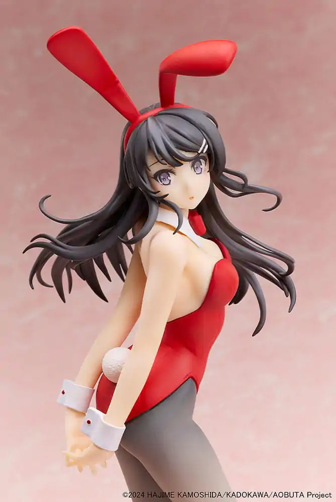 Rascal Does Not Dream of Bunny Girl Senpai 1/7 Mai Sakurajima Red Bunny Girl Ver. szobor figura 27 cm termékfotó