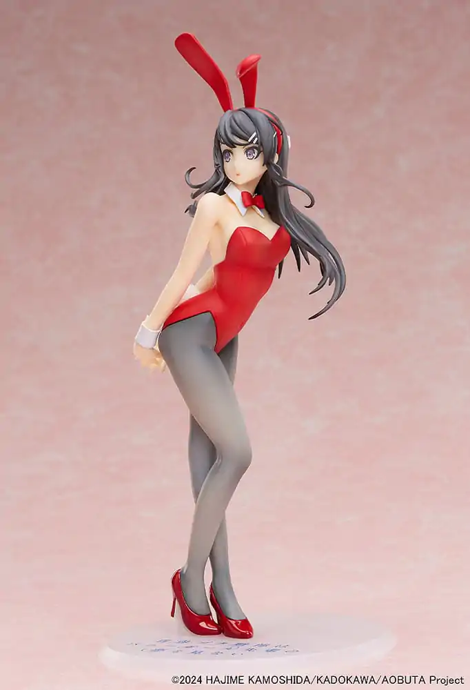 Rascal Does Not Dream of Bunny Girl Senpai 1/7 Mai Sakurajima Red Bunny Girl Ver. szobor figura 27 cm termékfotó