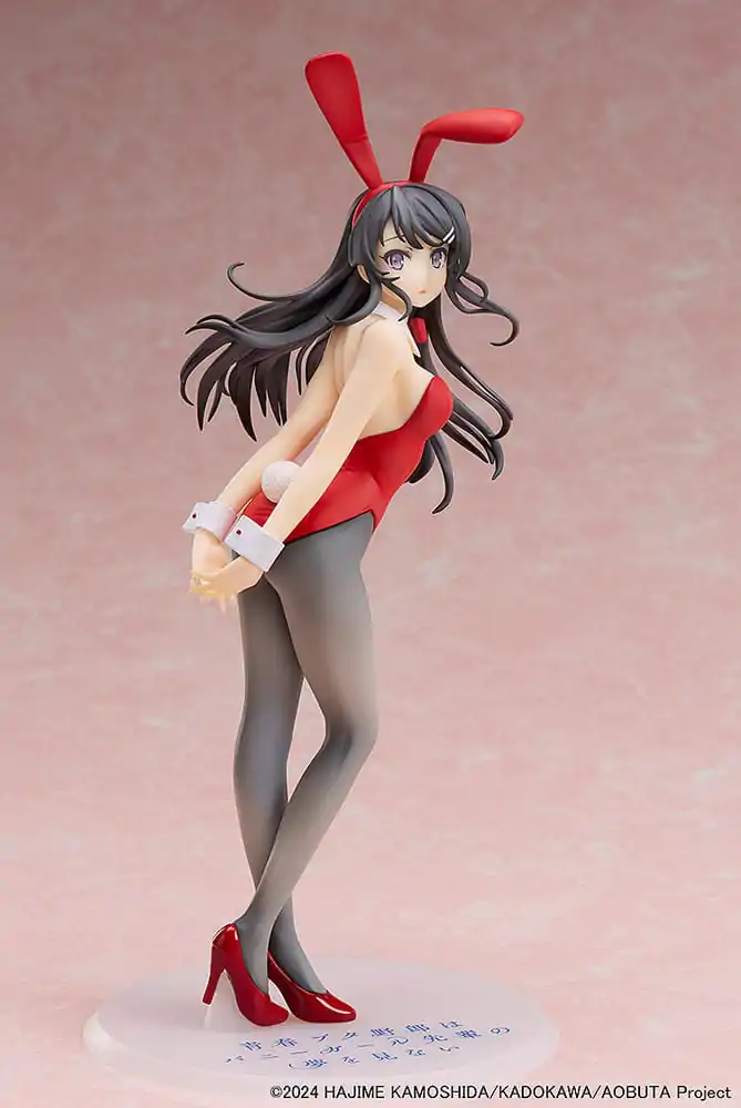 Rascal Does Not Dream of Bunny Girl Senpai 1/7 Mai Sakurajima Red Bunny Girl Ver. szobor figura 27 cm termékfotó