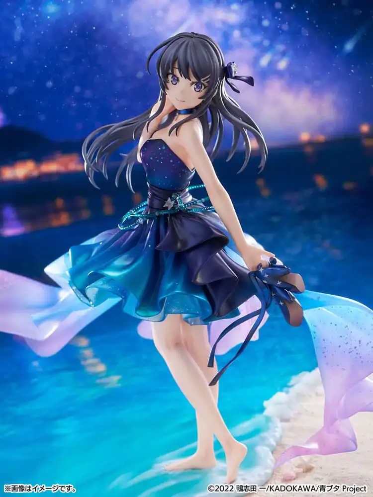 Rascal Does Not Dream of Bunny Girl Senpai 1/7 Mai Sakurajima Starry night sky Ver. PVC szobor figura 25 cm termékfotó