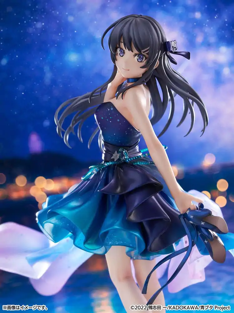 Rascal Does Not Dream of Bunny Girl Senpai 1/7 Mai Sakurajima Starry night sky Ver. PVC szobor figura 25 cm termékfotó