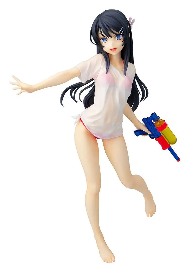 Rascal Does Not Dream of Bunny Girl Senpai 1/7 Mai Sakurajima Water Gun Date Ver. szobor figura 23 cm termékfotó