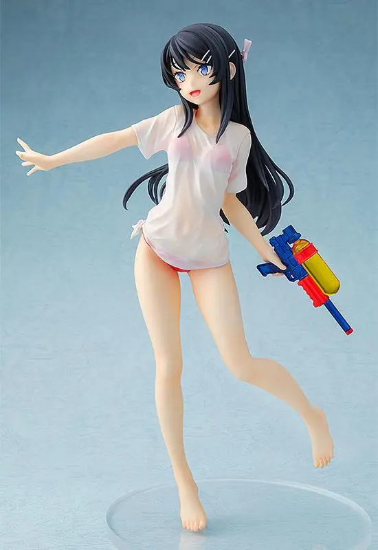 Rascal Does Not Dream of Bunny Girl Senpai 1/7 Mai Sakurajima Water Gun Date Ver. szobor figura 23 cm termékfotó