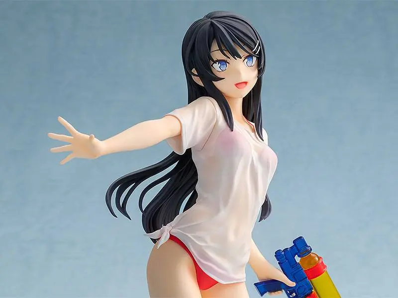 Rascal Does Not Dream of Bunny Girl Senpai 1/7 Mai Sakurajima Water Gun Date Ver. szobor figura 23 cm termékfotó