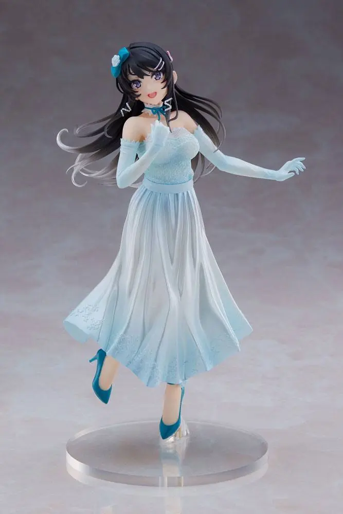 Rascal Does Not Dream of Bunny Girl Senpai Coreful Mai Sakurajima Party Dress Ver. PVC szobor figura 20 cm termékfotó
