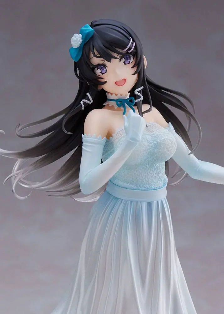Rascal Does Not Dream of Bunny Girl Senpai Coreful Mai Sakurajima Party Dress Ver. PVC szobor figura 20 cm termékfotó
