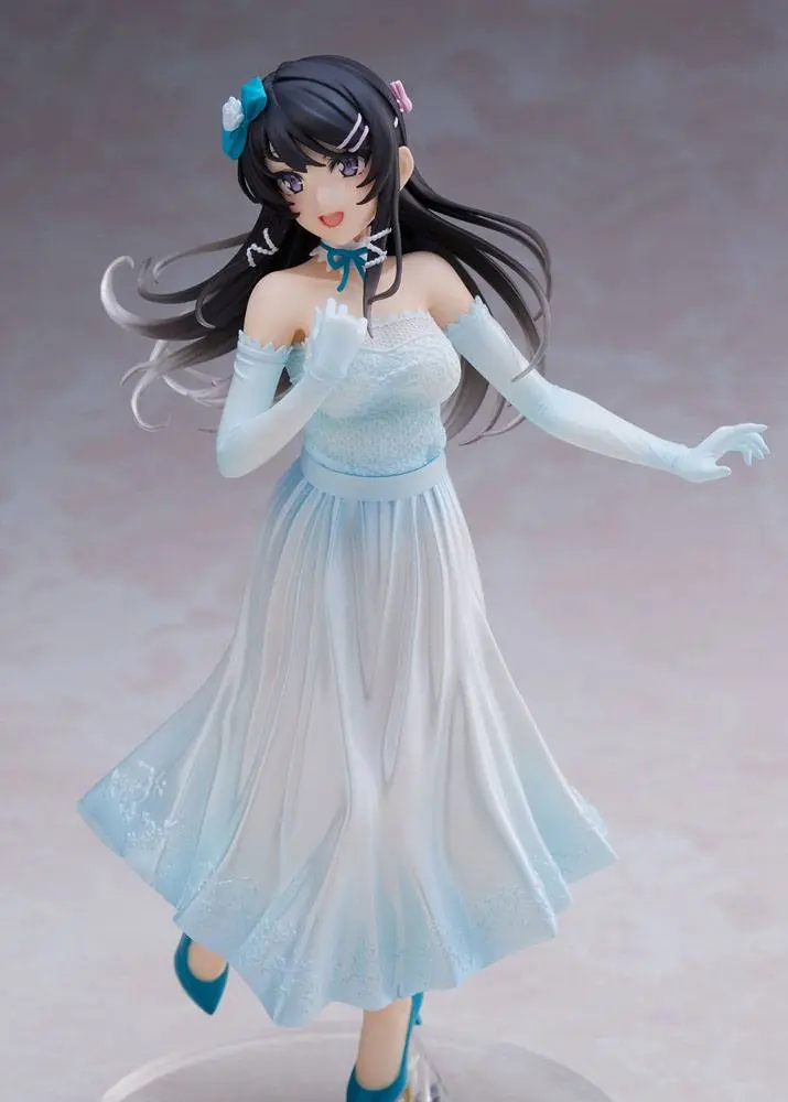 Rascal Does Not Dream of Bunny Girl Senpai Coreful Mai Sakurajima Party Dress Ver. PVC szobor figura 20 cm termékfotó
