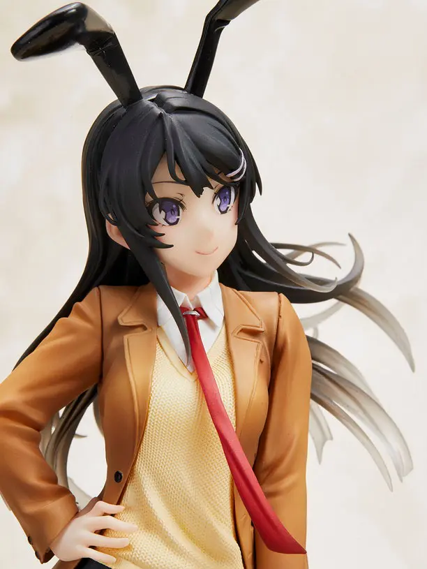 Rascal Does Not Dream of Bunny Girl SenpaiMai Sakurajima School Uniform Ver. PVC szobor figura 20 cm termékfotó
