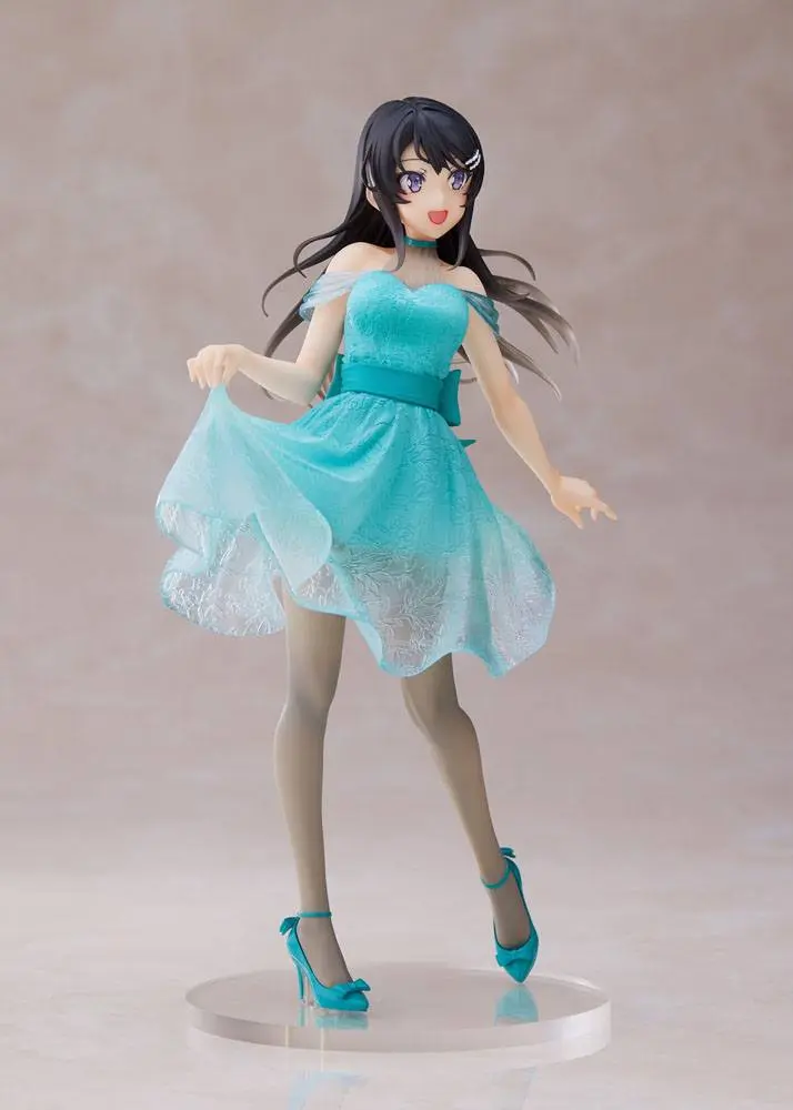 Rascal Does Not Dream of Bunny Girl Senpai Mai Sakurajima Clear Dress Ver. PVC szobor figura 20 cm termékfotó
