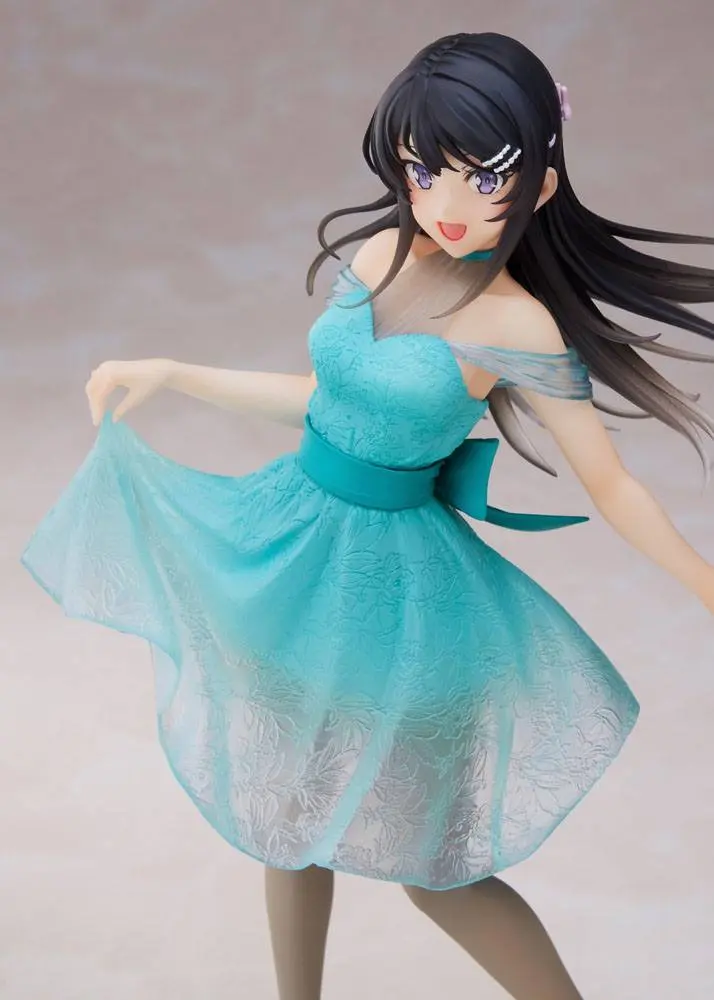 Rascal Does Not Dream of Bunny Girl Senpai Mai Sakurajima Clear Dress Ver. PVC szobor figura 20 cm termékfotó