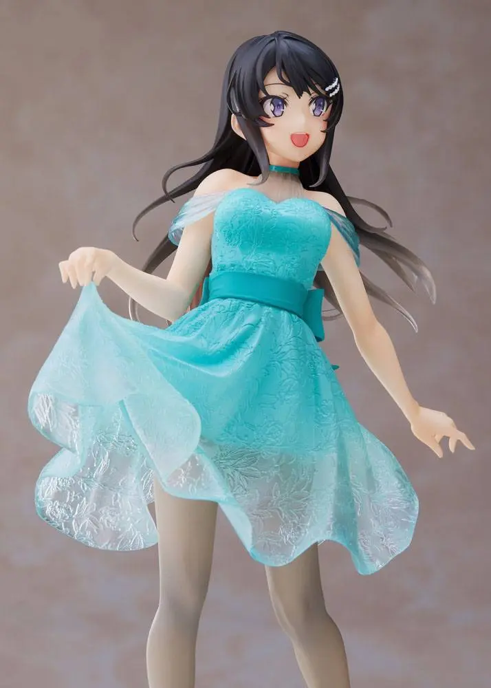 Rascal Does Not Dream of Bunny Girl Senpai Mai Sakurajima Clear Dress Ver. PVC szobor figura 20 cm termékfotó