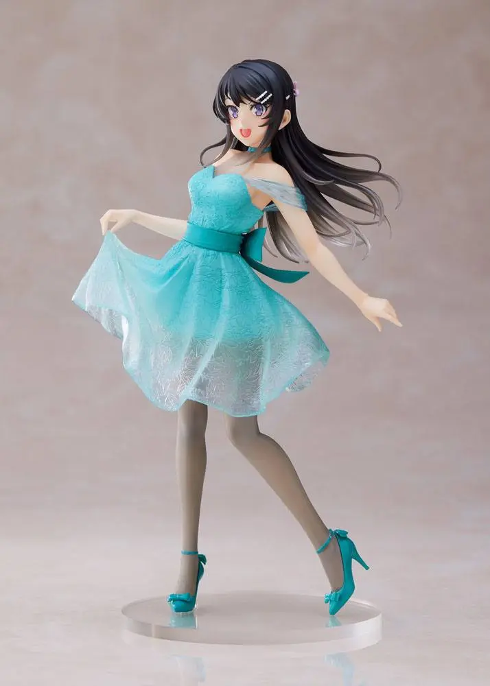 Rascal Does Not Dream of Bunny Girl Senpai Mai Sakurajima Clear Dress Ver. PVC szobor figura 20 cm termékfotó