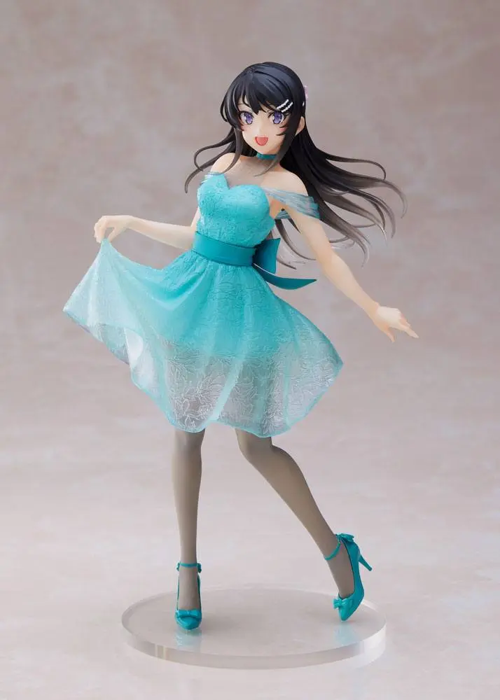 Rascal Does Not Dream of Bunny Girl Senpai Mai Sakurajima Clear Dress Ver. PVC szobor figura 20 cm termékfotó