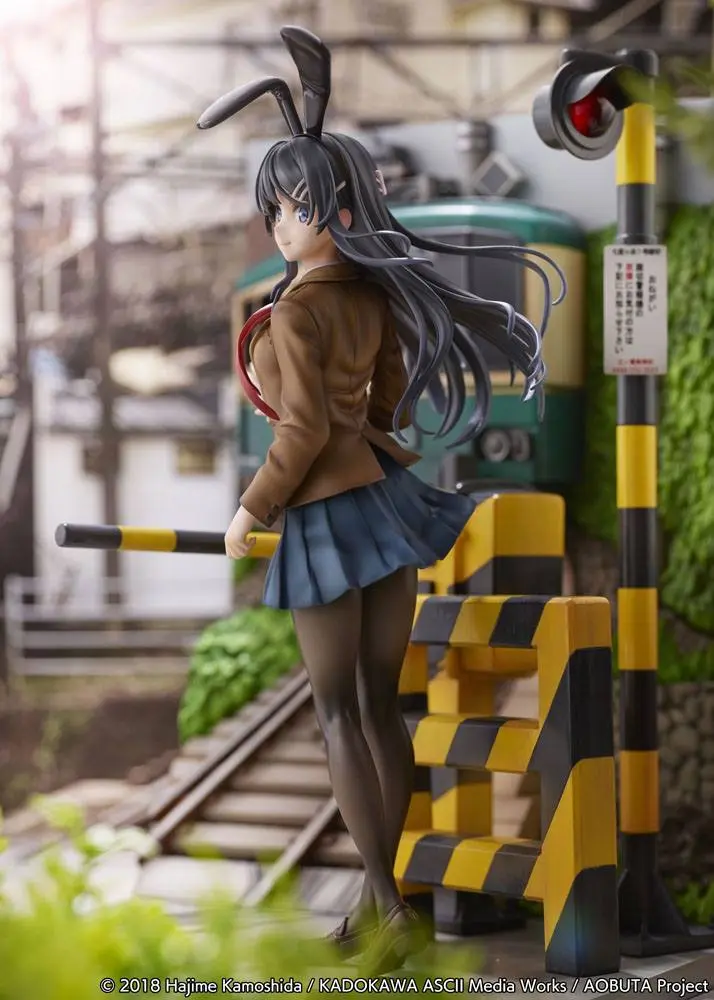 Rascal Does Not Dream of Bunny Girl Senpai Mai Sakurajima Enoden Ver. PVC szobor figura 29 cm termékfotó