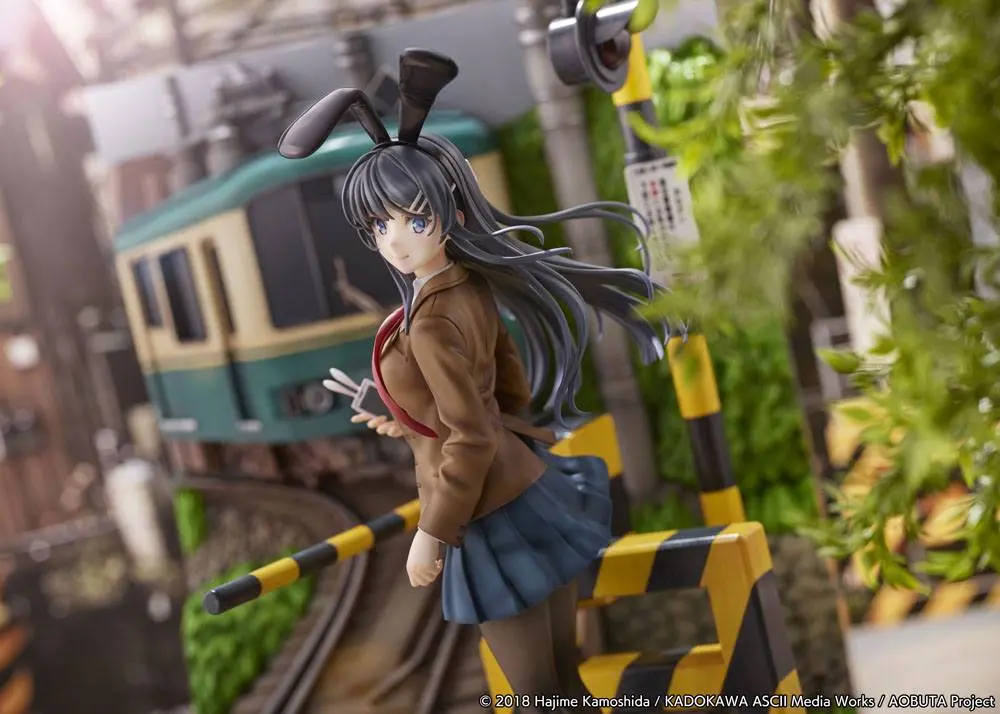 Rascal Does Not Dream of Bunny Girl Senpai Mai Sakurajima Enoden Ver. PVC szobor figura 29 cm termékfotó