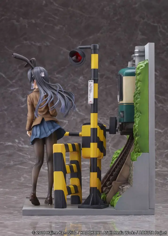 Rascal Does Not Dream of Bunny Girl Senpai Mai Sakurajima Enoden Ver. PVC szobor figura 29 cm termékfotó