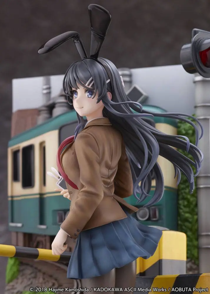Rascal Does Not Dream of Bunny Girl Senpai Mai Sakurajima Enoden Ver. PVC szobor figura 29 cm termékfotó