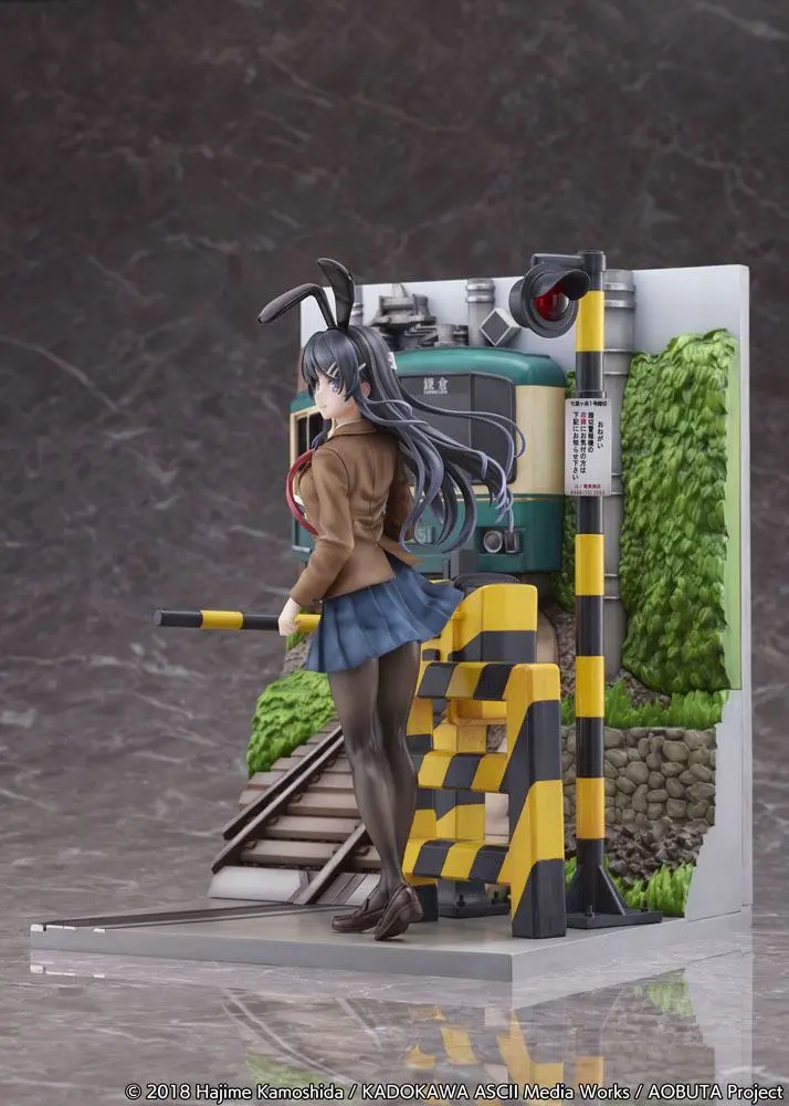 Rascal Does Not Dream of Bunny Girl Senpai Mai Sakurajima Enoden Ver. PVC szobor figura 29 cm termékfotó