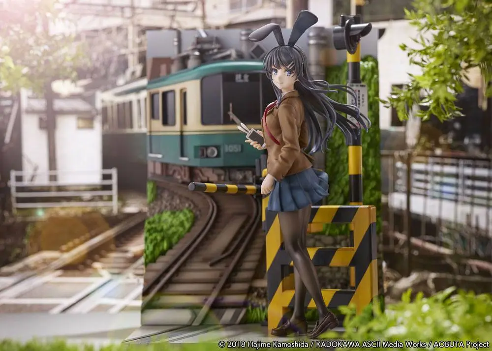 Rascal Does Not Dream of Bunny Girl Senpai Mai Sakurajima Enoden Ver. PVC szobor figura 29 cm termékfotó