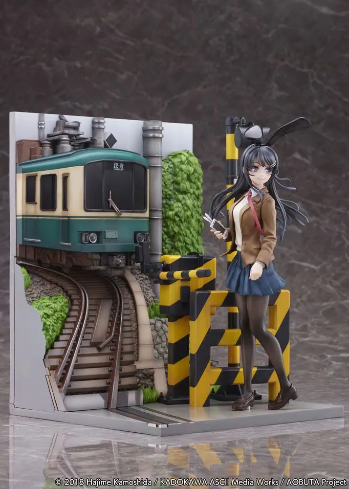 Rascal Does Not Dream of Bunny Girl Senpai Mai Sakurajima Enoden Ver. PVC szobor figura 29 cm termékfotó