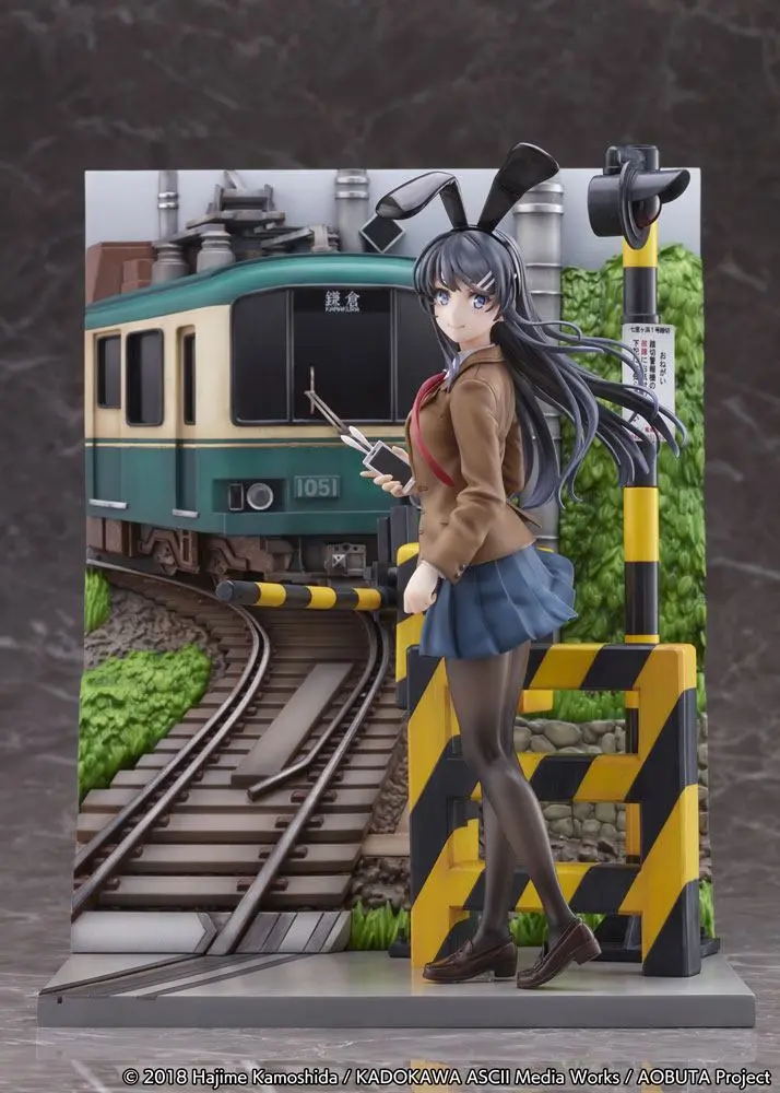 Rascal Does Not Dream of Bunny Girl Senpai Mai Sakurajima Enoden Ver. PVC szobor figura 29 cm termékfotó