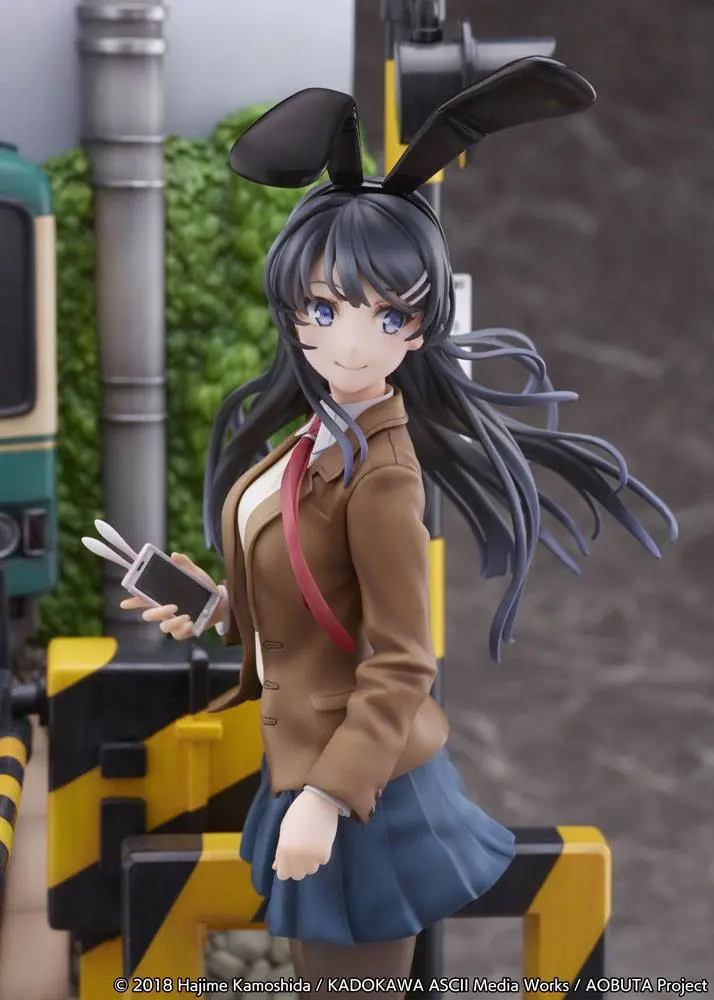 Rascal Does Not Dream of Bunny Girl Senpai Mai Sakurajima Enoden Ver. PVC szobor figura 29 cm termékfotó