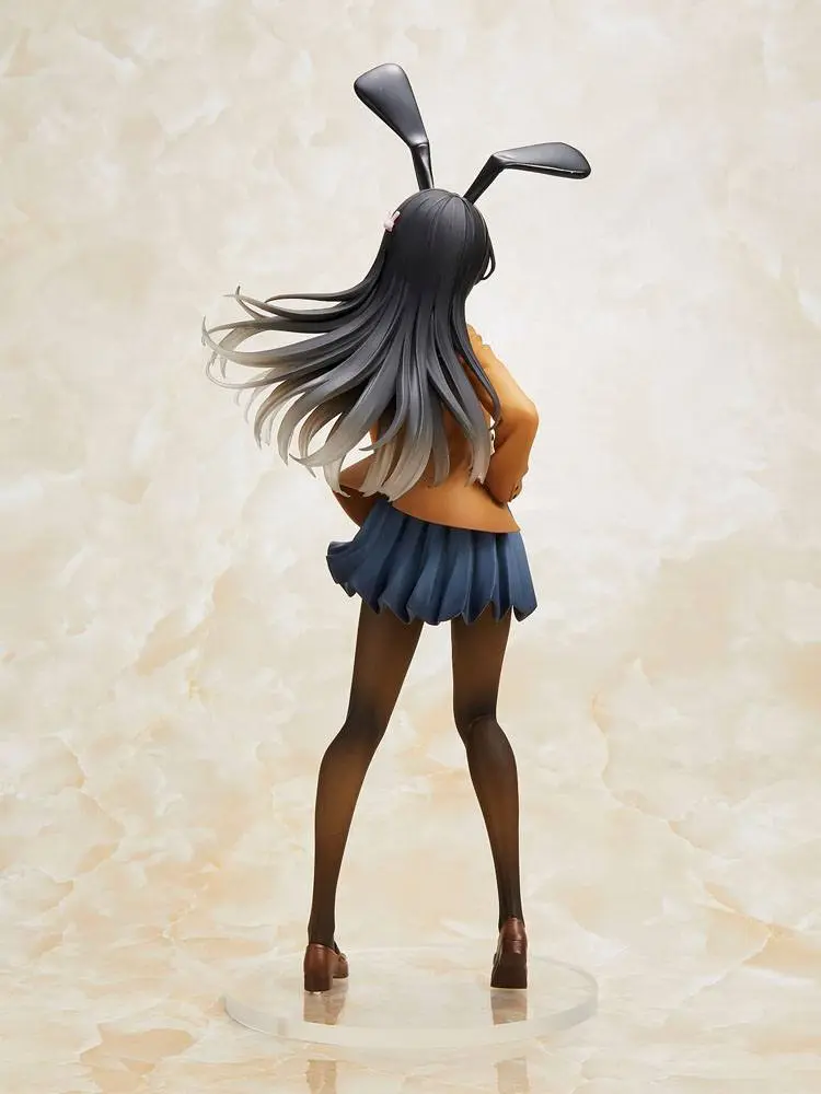 Rascal Does Not Dream of Bunny Girl Senpai Mai Sakurajima Mai Uniform Bunny Ver. szobor figura 23 cm termékfotó