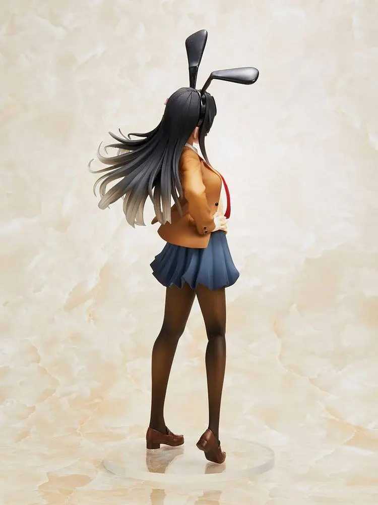 Rascal Does Not Dream of Bunny Girl Senpai Mai Sakurajima Mai Uniform Bunny Ver. szobor figura 23 cm termékfotó