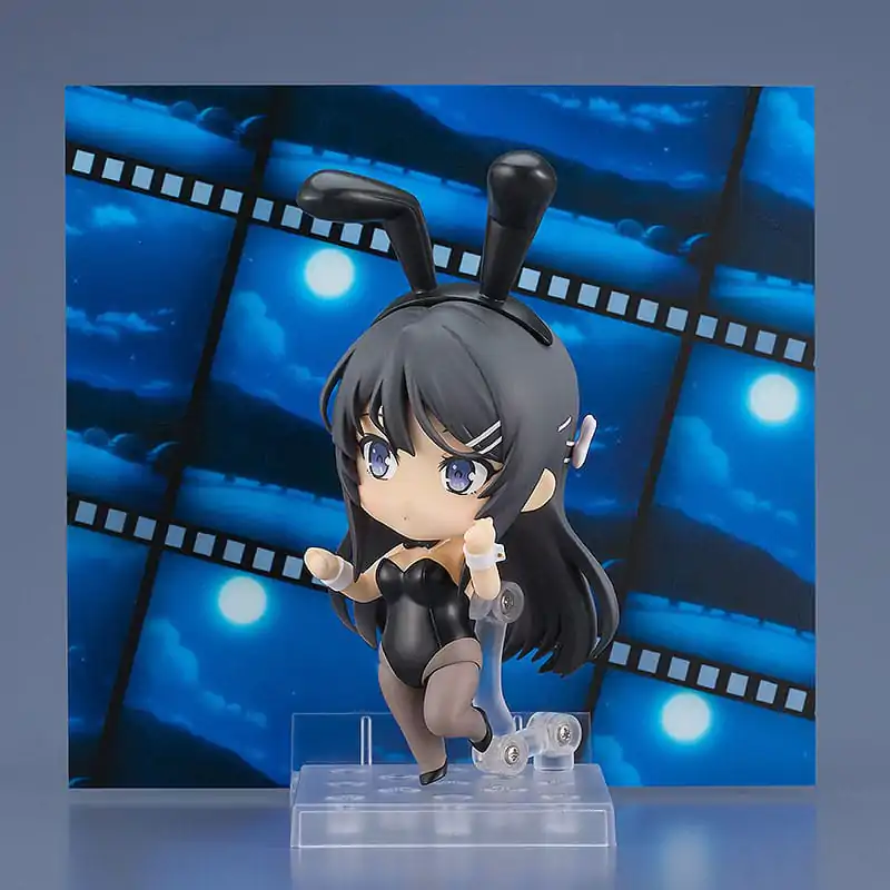 Rascal Does Not Dream of Bunny Girl Senpai Nendoroid akciófigura Mai Sakurajima: Bunny Girl Ver. 10 cm termékfotó